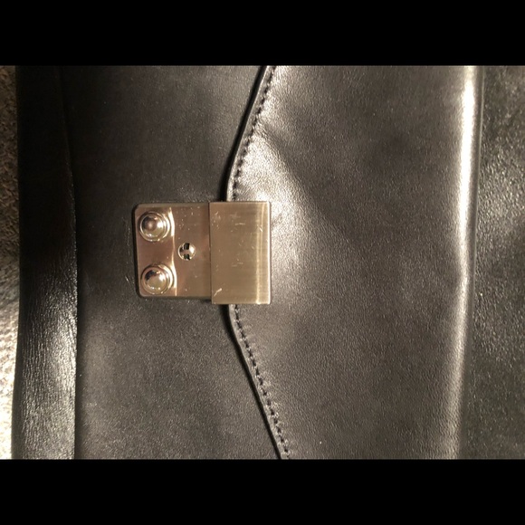 3.1 PHILLIP LIM Black Clutch - Picture 7 of 8